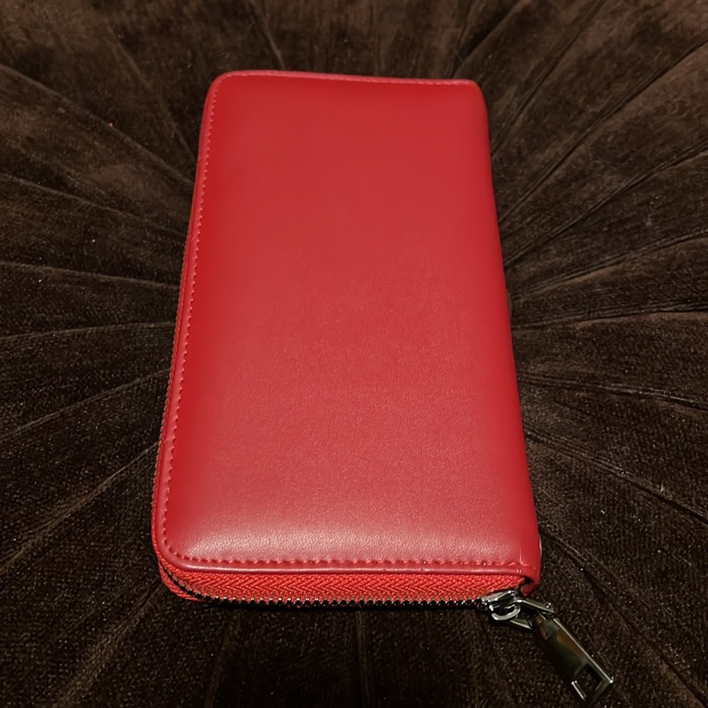 Red full size wallet - Picture 4 of 8